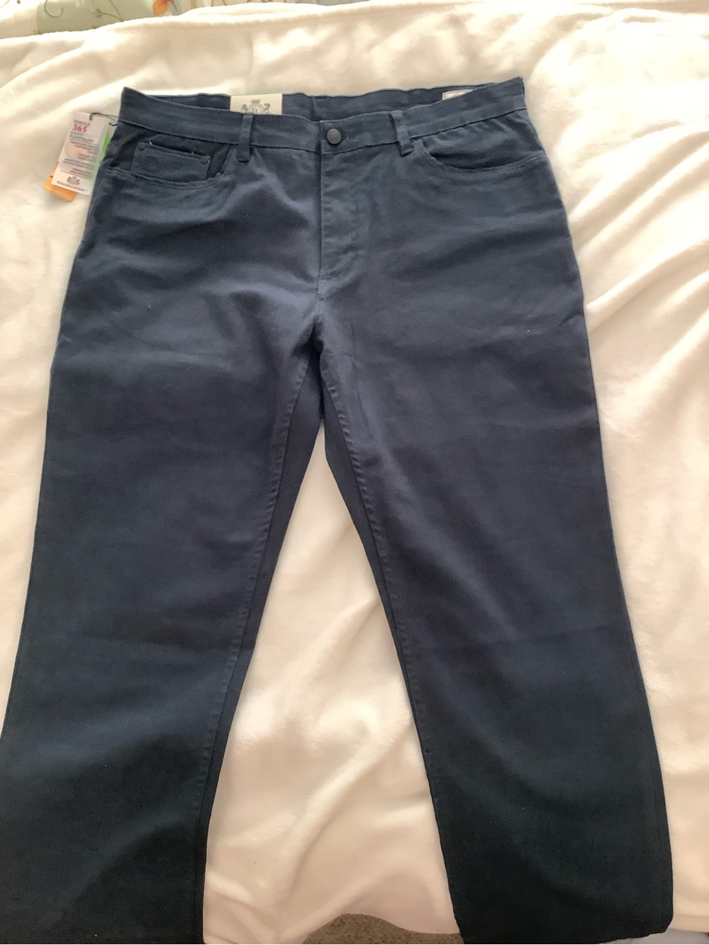 English Laundry Men's Dark Navy Slim Straight Jeans